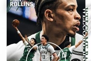 3年1200万！雄鹿官宣签回瑞安-罗林斯：欢迎你回归！